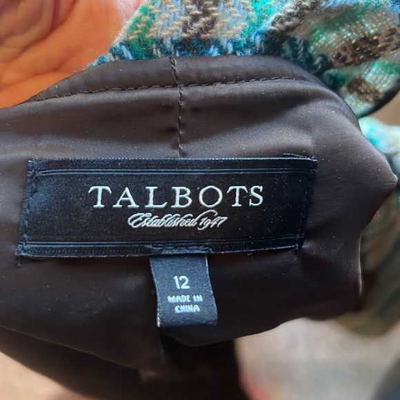 Talbots Wool plaid blazer - Picture 4 of 4